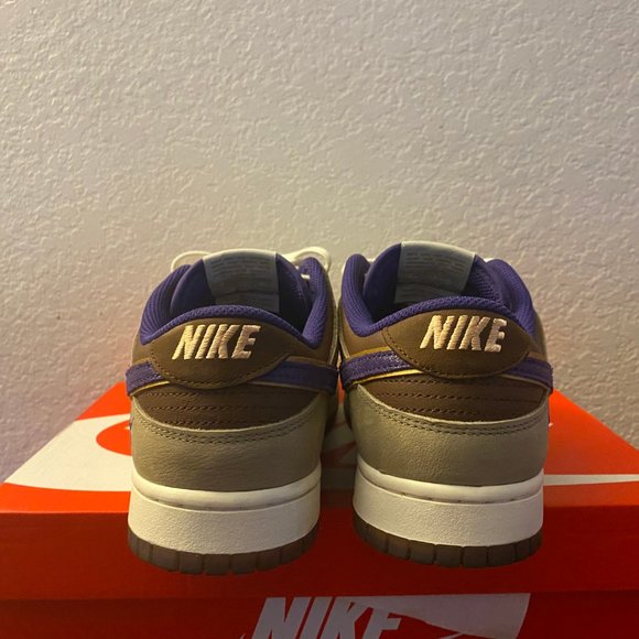 Nike Dunk Low Setsubun Brown Purple Lifestyle Casual Shoes DQ5009-268 Size 10 - Picture 4 of 7